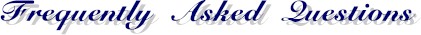 Frequently Asked Questions